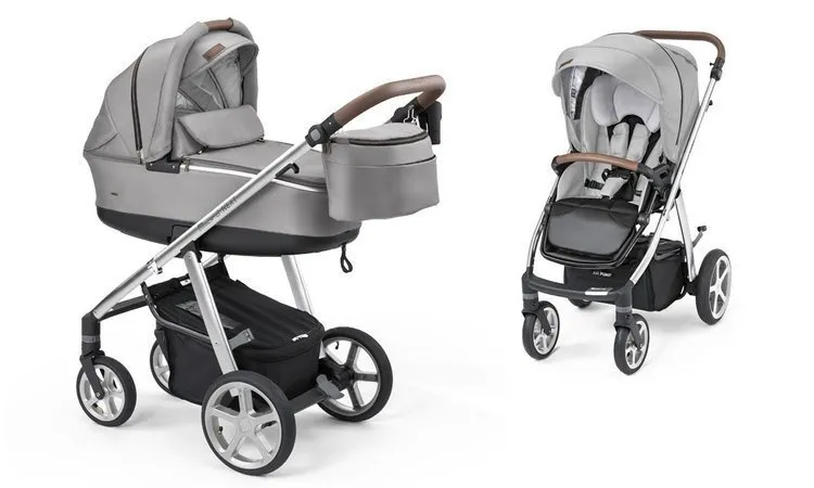 Espiro Next Kinderwagen Deep Sleeper Gel Räder Avenue 2020 - 107 Dove Grey