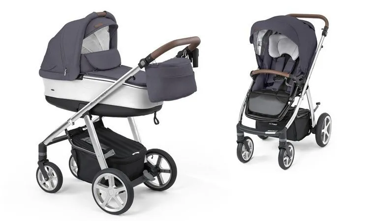 Espiro Next Manhattan 2-in-1 Tiefschläfer Kinderwagen Gel Räder 213 Pacific Blue