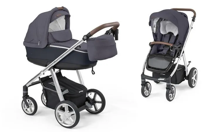 Espiro Next Manhattan Kinderwagen 2in1 Gel-Räder 203 Oregon Navy