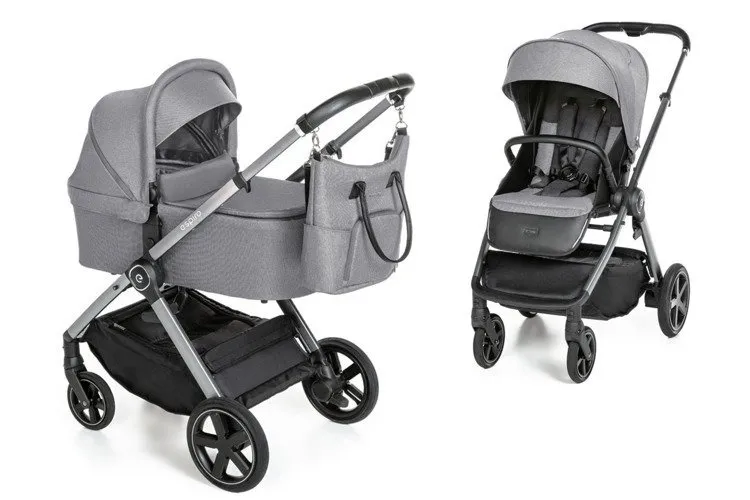 Espiro Only 2020 Tiefschläfer Kinderwagen 07 Grau Center