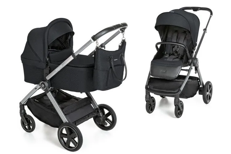 Espiro Only 2020 Tiefschläfer Kinderwagen 10 Black Space