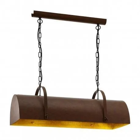 Hängelampe DEERHURST braun 3x E27 60W 49702 EGLO