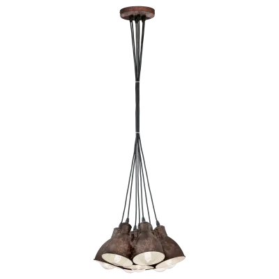 Hängelampe PRIDDY 1 Kupfer 7x E27 60W 49494 EGLO