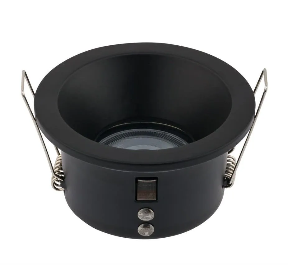 Hermetische Einbauleuchte CHARLIE GU10 schwarz IP54 Nowodvorski 8367