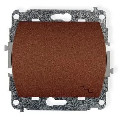 Hinterleuchteter Treppenhaus-Schaltmechanismus braun 9WP-3L