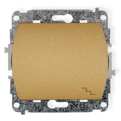 Hinterleuchteter Treppenhaus-Schaltmechanismus gold 8WP-3L