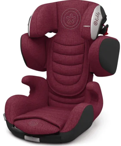 Kiddy Cruiserfix 3 Autositz 15-36kg Beet Red Melange - Eisgrau