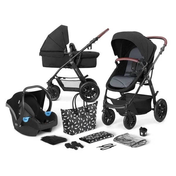Kinderkraft XMOOV Multifunktionskinderwagen 3in1 Schwarz