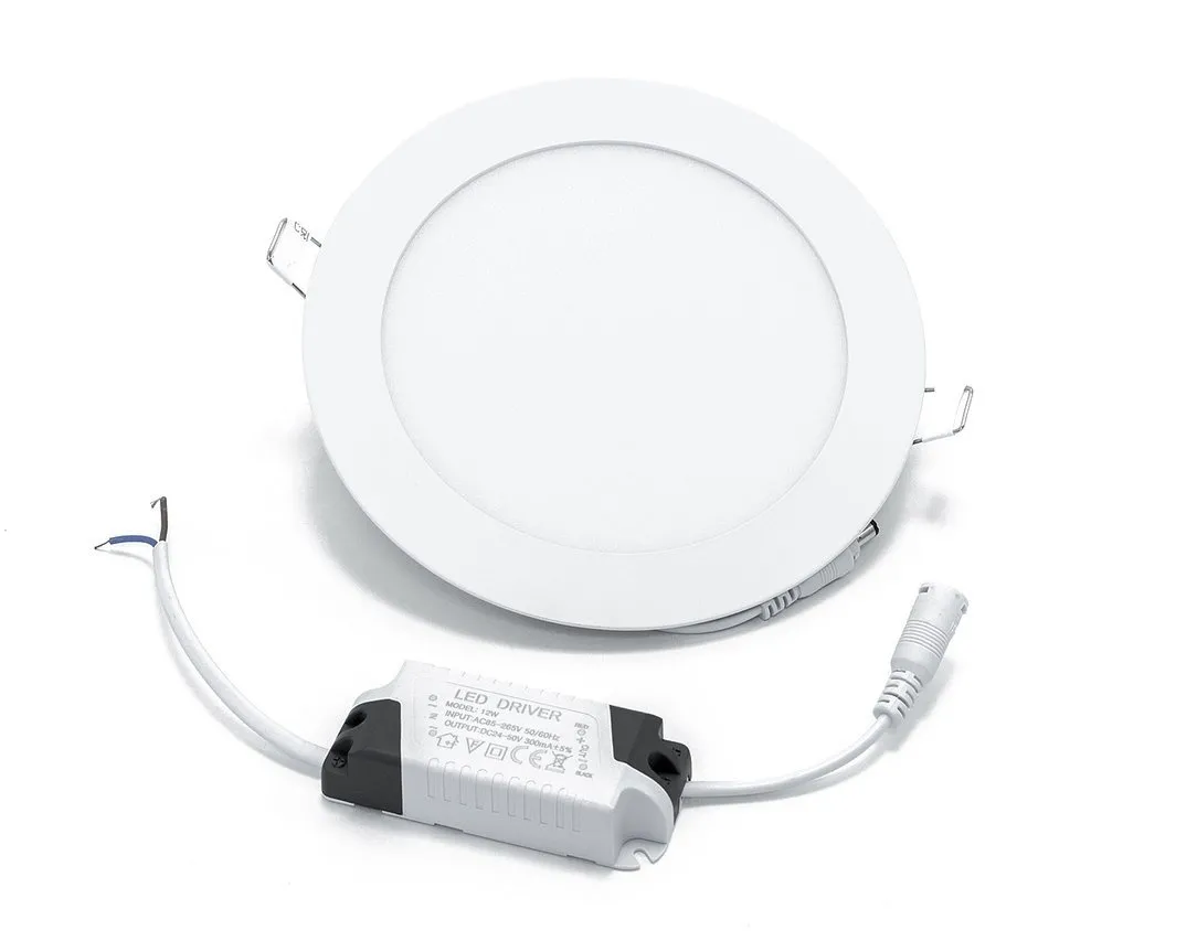 LED-Einbauleuchte Gerd 12W 3000K rund Bowi