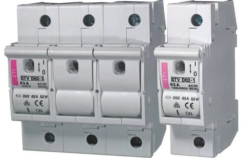 Lasttrennschalter mit Isolierung - STV D02 63A 2p 002271003 ETI