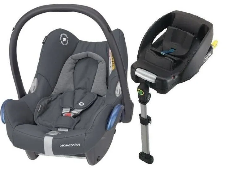 Maxi-Cosi Cabriofix 0-13kg Autositz + FamilyFix Essential Basis Graphit