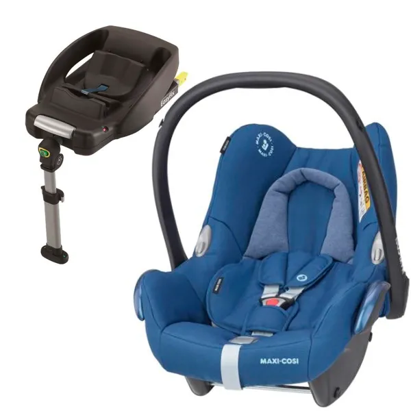 Maxi-Cosi Cabriofix Autositz 0-13kg Essential Blue + FamilyFix Basis