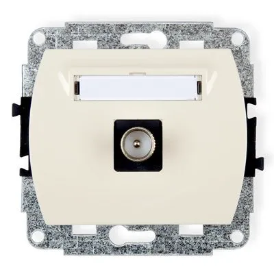 Mechanismus des Antennenanschlusses eines einzelnen Fernsehers beige 1GTV-1