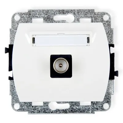 Mechanismus des Antennenanschlusses eines einzelnen Fernsehers weiß GTV-1