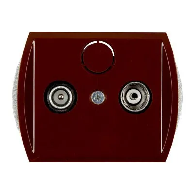 Mechanismus des Teilnehmeranschlusses RTV-Endanschluss 6dB braun 4G6K