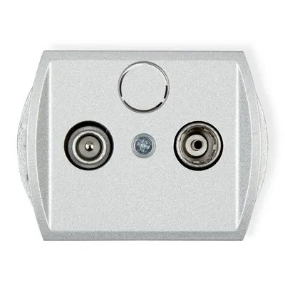 Mechanismus des Teilnehmeranschlusses RTV-Endanschluss 6dB silber 7G6K