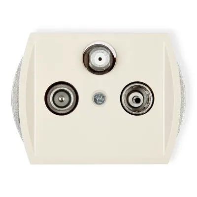 Mechanismus des Teilnehmeranschlusses RTV SAT Endanschluss, 1,5 dB beige 1GS