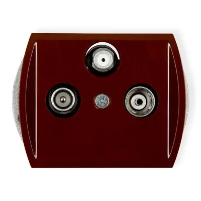 Mechanismus des Teilnehmeranschlusses RTV SAT Endanschluss, 1,5 dB braun 4GS