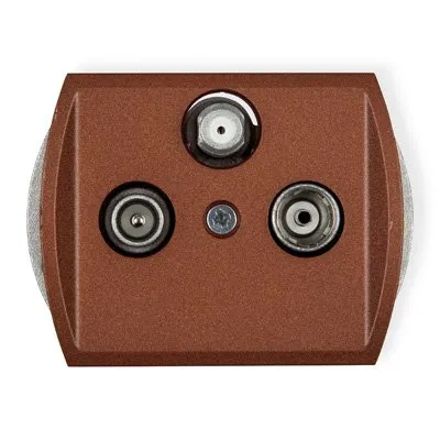 Mechanismus des Teilnehmeranschlusses RTV SAT Endanschluss, 1,5 dB braun 9GS