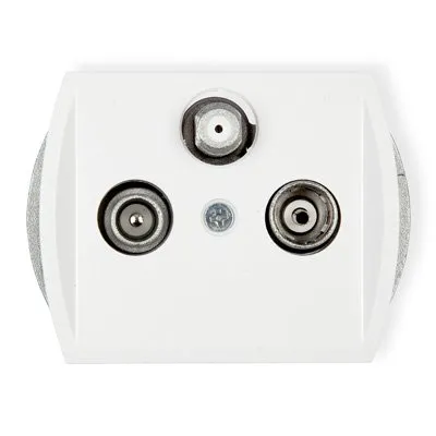 Mechanismus des Teilnehmeranschlusses RTV SAT Endanschluss, 1,5 dB weiß GS