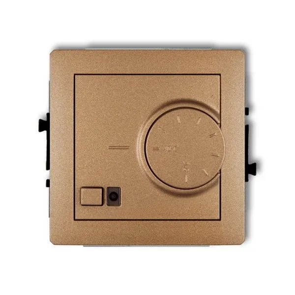 Mechanismus des elektronischen Temperaturreglers mit Unterflursensor gold 8DRT-1