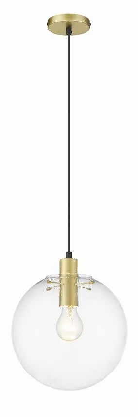 Mittelgoldene Glas-Pendelleuchte PUERTO E27 50W Light Prestige LP-004/1P M GD