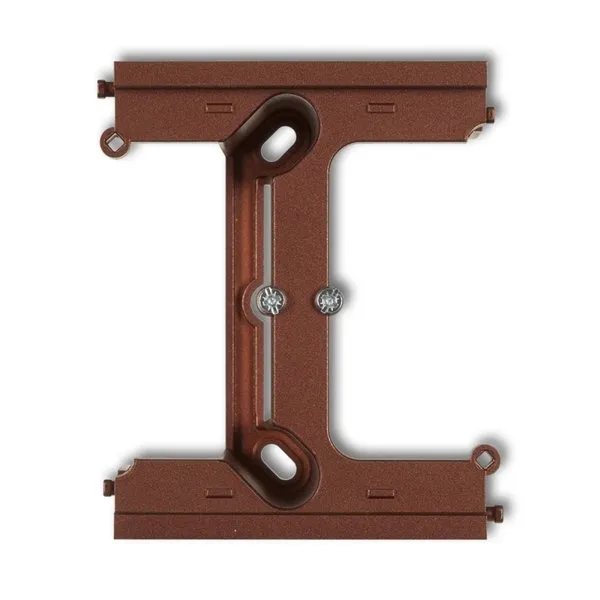 Modul zur Erweiterung der Aufputzdose, faltbar auf mehrere DECO-Rahmen braun 9DPU-2