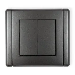 NO-Schalter, Lüsterklemme (gemeinsame Stromversorgung) graphit 11FWP-44.1