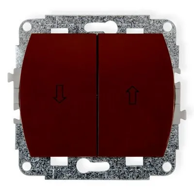 NO-Schalter für Rollläden braun IP20, 10AX 250V~ (Serie/Kategorie: TREND) 4WP-8