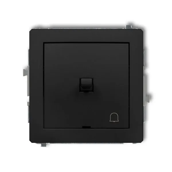 NO-Schaltmechanismus Klingel im amerikanischen Stil schwarz matt 12DWPUS-4