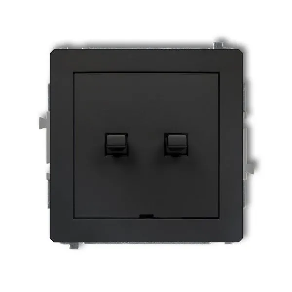 NO-Schaltmechanismus für Rollläden im amerikanischen Stil schwarz matt 12DWPUS-8