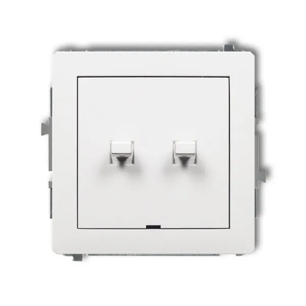 NO-Schaltmechanismus für Rollläden im amerikanischen Stil weiß DWPUS-8