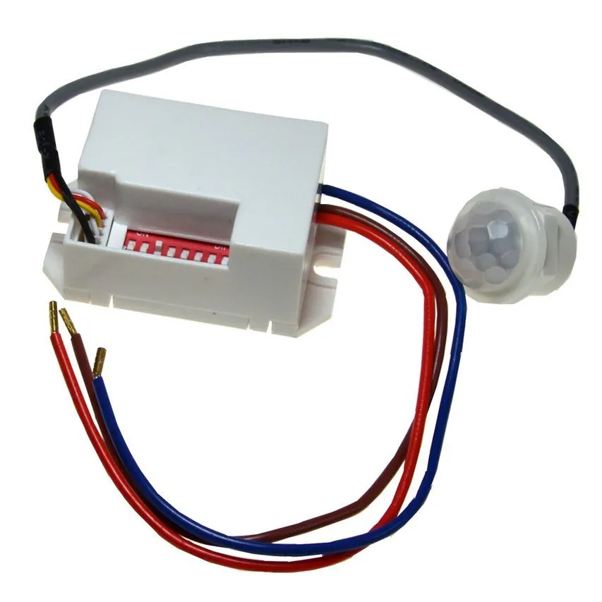 PIR-Bewegungsmelder am Relais mit Melder am Kabel BOWI 010560