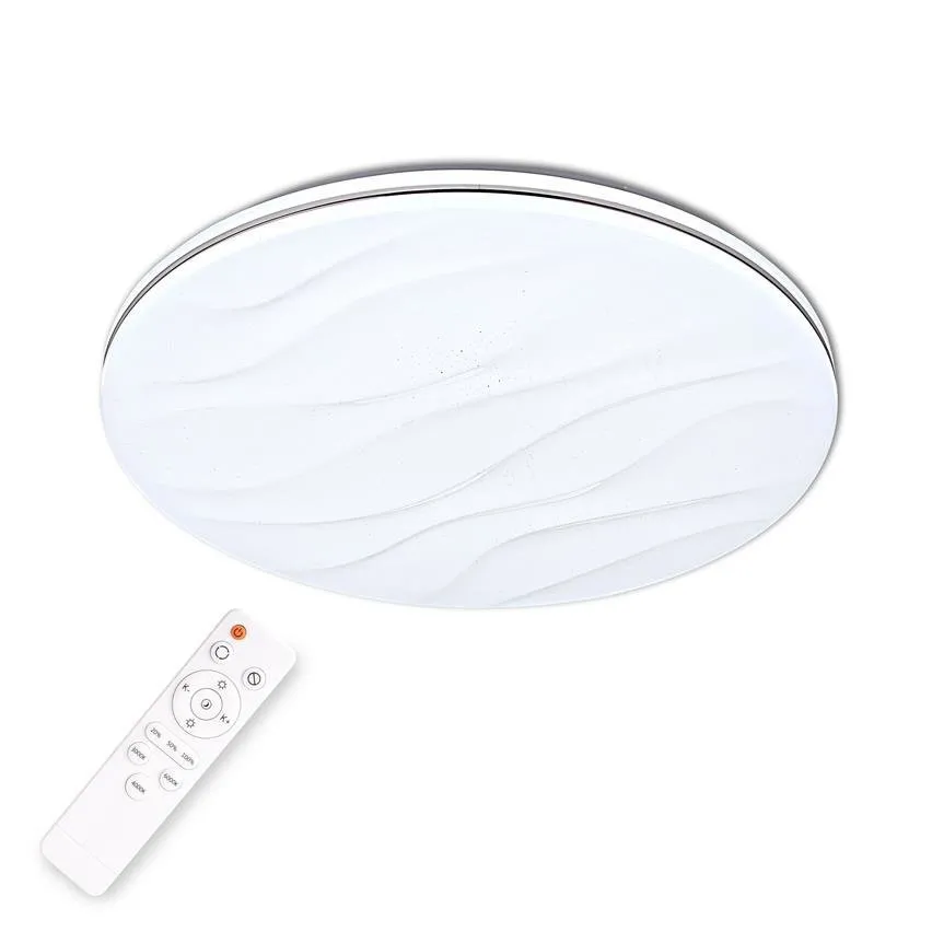 Plafond DESERT weiß LED SMD 36W 2700-6500K 2160lm 48cm mit Fernbedienung 310804 Polux