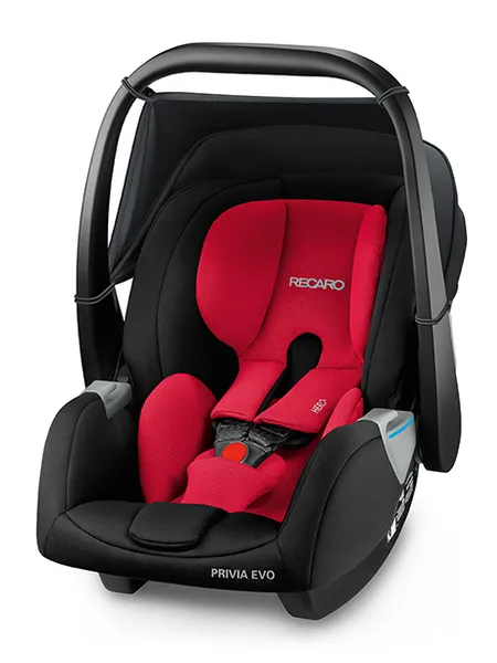 Recaro Privia Evo Babytrage / Autositz 0-13kg Racing Red
