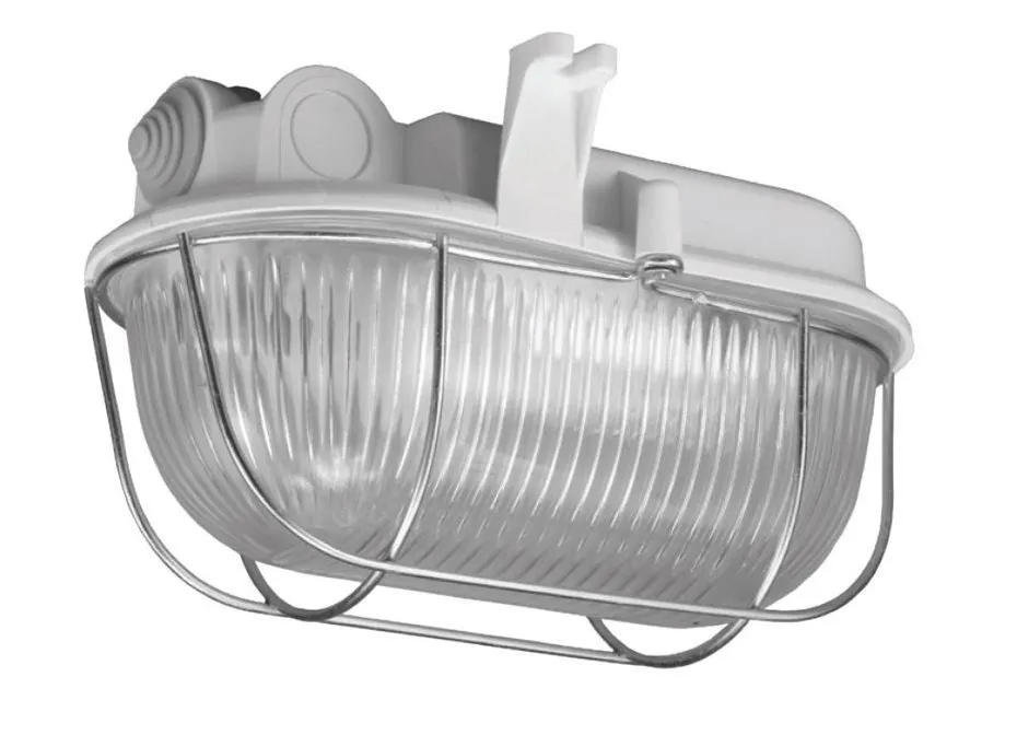Rohrleuchte mit Raster OWAL100 E27 IP44 D.3152 Pawbol