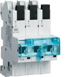 SLS-Schalter 3 polig E-Charakteristik 40A für Sammelschiene QuickConnect  Hager HTS340E