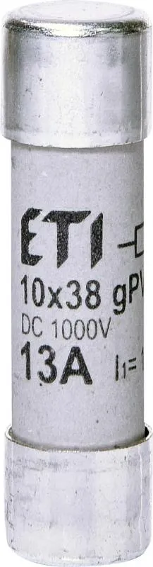 Sicherung CH10x38 gPV 13A 1000V UL ETI 002625137