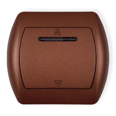 Touch- und Fernbedienung zur Lichtsteuerung braun IP20, 230V~ 50Hz; 40 - 500W 9RO-1