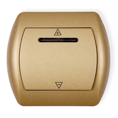 Touch- und Fernbedienung zur Lichtsteuerung gold IP20, 230V~ 50Hz; 40 - 500W 8RO-1
