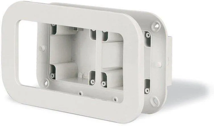 Unterputzdose 2xM95, IP66, grau, SCAME PROTECTA 137.122