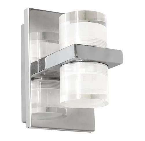 Wandleuchte AQUA 025 2X3W LED chrom IP44 4000K Milagro