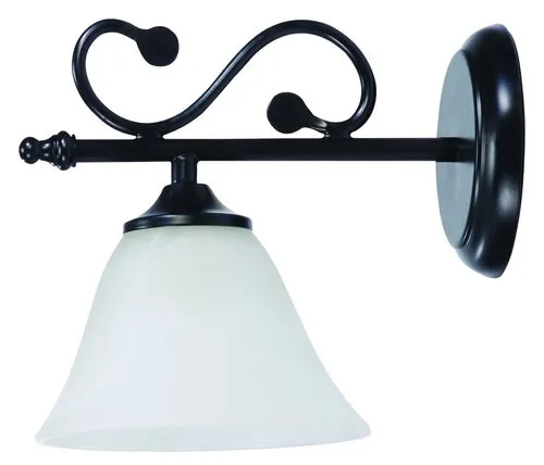 Wandleuchte DOROTHEA weiß, schwarz E14 40W IP20 Rabalux