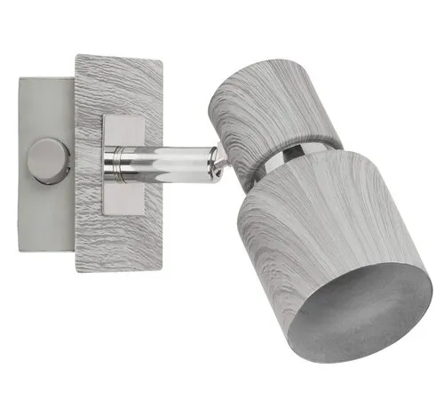 Wandleuchte MERKUR Chrom, Holz GU10 50W IP20 Rabalux