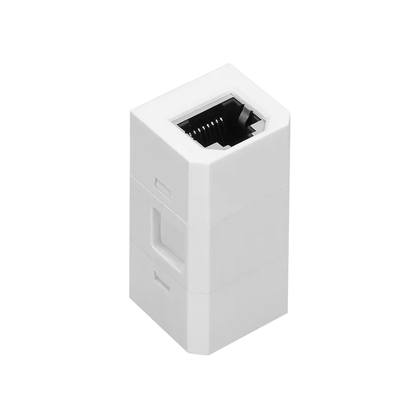 Weißer Würfel mit RJ45-Buchse für Möbeldose OR-GM-9011/W oder OR-GM-9015/W Orno OR-GM-9011/W/RJ45