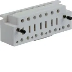 Zählersteckklemme universZ Drehstrom 100 A mit Abdeckung Hager KJ31S