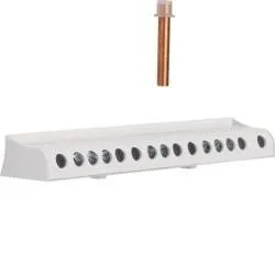 Zusätzlicher Verteilerblock N In= 125A 12 Klemmen Hager KJ12NB