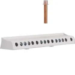 Zusätzlicher Verteilerblock N In= 125A 15 Klemmen Hager KJ15NB