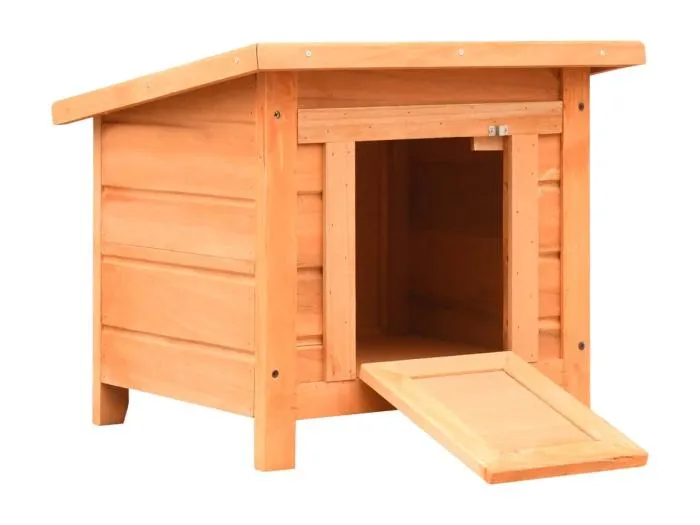 Katzenhaus 50x46x43,5 cm Kiefernholz & Tannenholz