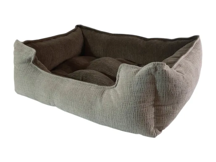 Hundebett Furnilux - Braun Creme - Medium Komfortabel